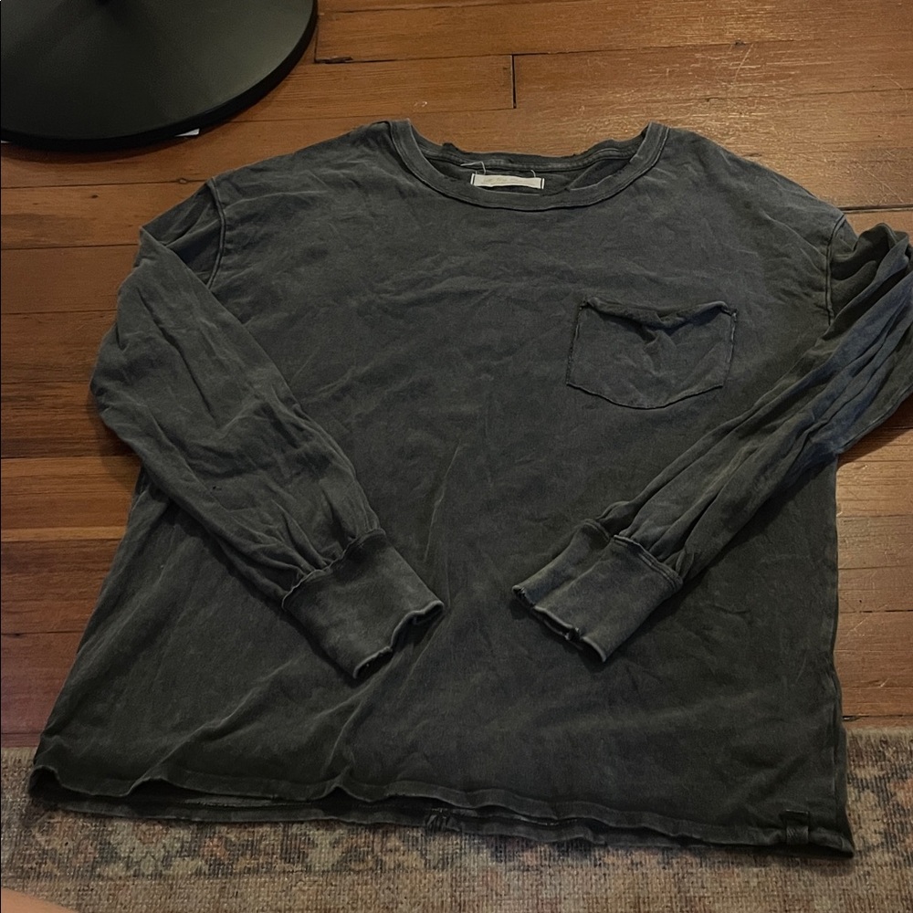 We The Free Charcoal Long Sleeve Tee